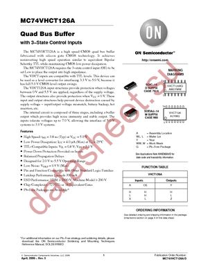 MC74VHCT126AMG datasheet  